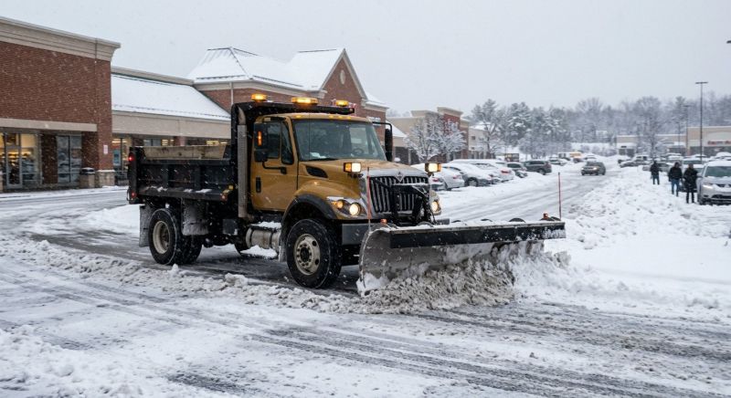 Parking Lot Snow Plowing in New York, NY