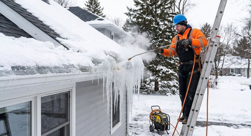 Roof Ice Dam Removal in Seattle, WA