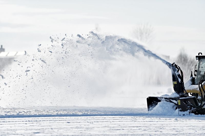 Snow Removal Equipment in Action